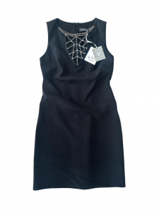 ABITO SANDRO FERRONO QUENTIN SCOLLO GIOIELLO NERO