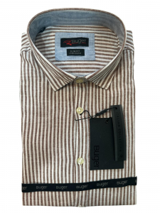 CAMICIA BUGER COLLO FRANCESE MISTO LINO 62MTCAP50117 62164-281 COL. 08
