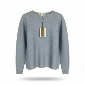 MAGLIA CARLA FERRONI 4381 CELESTE