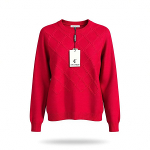 MAGLIA CARLA FERRONI 4381 ROSSO