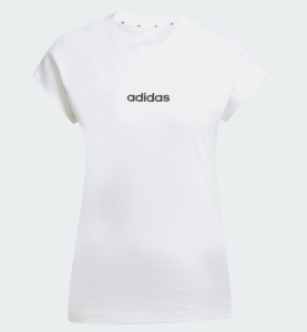 T-SHIRT ADIDAS JC8239 WHITE/BLACK