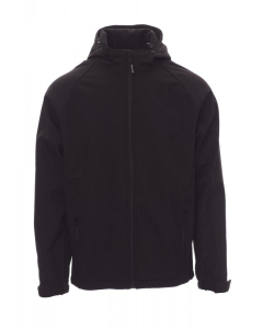 GIUBBINO SOFTSHELL PAYPER GALE AY 7223 BLACK