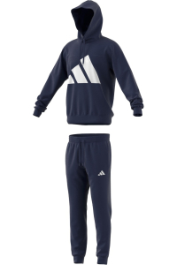 TUTA ADIDAS JC5389 FELPA CHIUSA BLU
