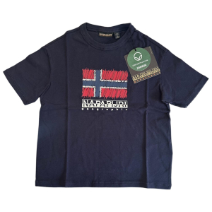 T-SHIRT NAPAPIJRI NP0A88ZW176 BLU MARINE