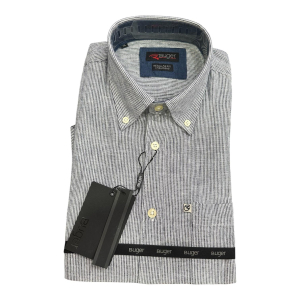 CAMICIA BUGER M/M MISTO LINO BUTTON DOWN 62MTCAP50116 COL. 02