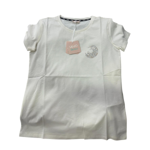 T-SHIRT LIU JO TA6056 JS923 COL. P9288 WHITE MILK