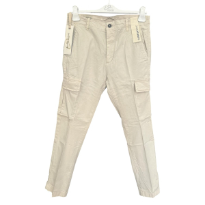 PANTALONE YES ZEE CARGO P649 / FB00 COL. 0250 ECRU
