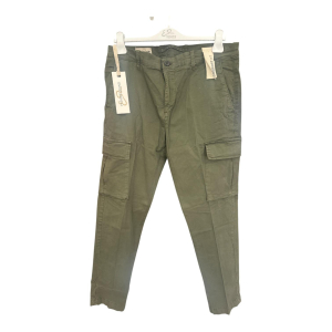 PANTALONE YES ZEE CARGO P649 / FB00 COL. 0905 VERDE MILITARE