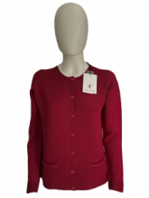 MAGLIA CARDIGAN CARLA FERRONI 4108 BORDEAUX