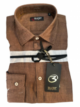 CAMICIA BUGER COLLO FRANCESE 62BSCAP48019 TOBACCO