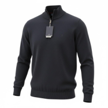 MAGLIONCINO NAVIGARE MEZZA ZIP NI1052 HALF ZIP SWEATER 0010 NAVY