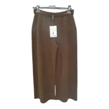 PANTALONE IN MAGLIA CARLA FERRONI 4389 MARRONE