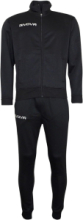 TUTA GIVOVA TR034S-1009 REVOLUTION FELPA NERO/GRIGIO