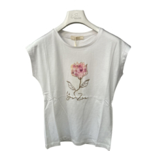 T-SHIRT YES ZEE 1395 T212 / S100 COL. 2452 WHITE AND PINK