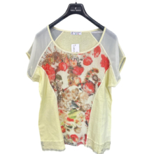 MAGLIA CARLA FERRONI 6503 GIALLO