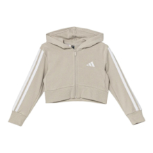 FELPA ADIDAS RAGAZZA KB7300 JG 3S FT FZ CRO BEIGE